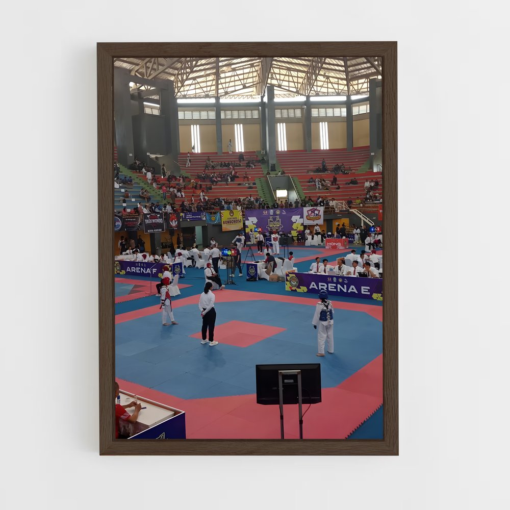Poster Asian de games – affiche Taekwondo (vue 5)